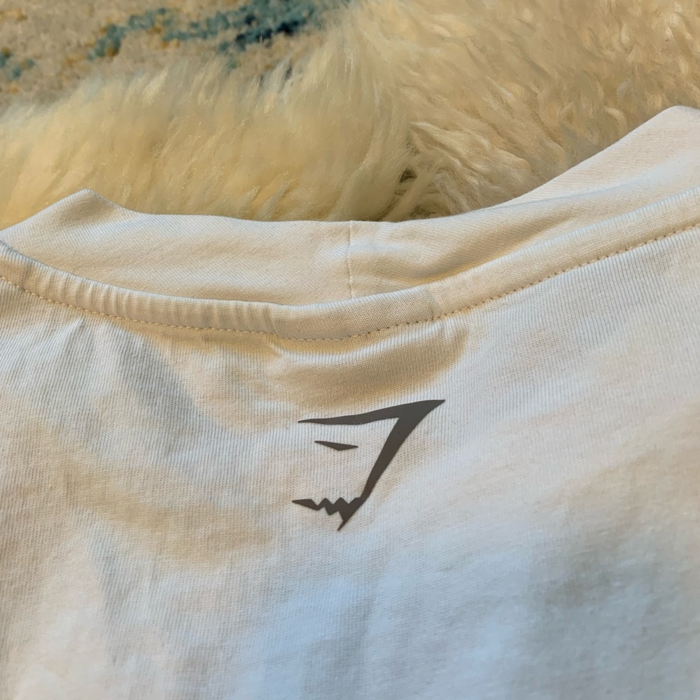 Gymshark Collegiate Midi Graphic Cropped T Shirt XS - Picture 8 of 9